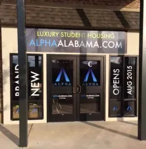 Alpha Window Graphics and Company Sign done by Eye4Group