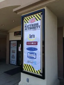 Persuasive Signs featuring new products or promotional items