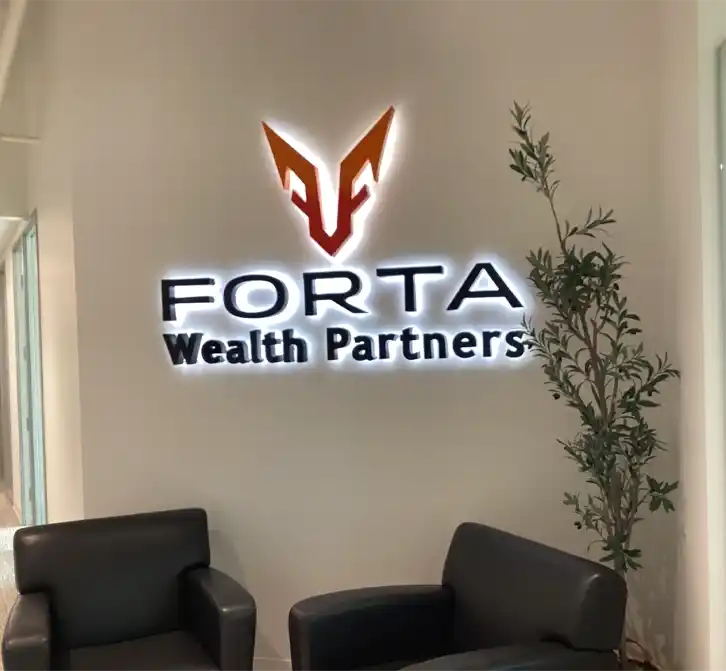 Commercial Interiors BackLit Sign
